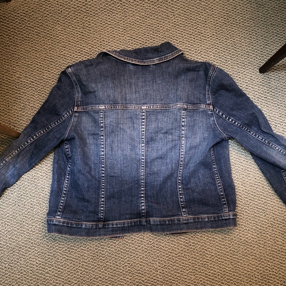 Eileen Fisher Cropped Jean Jacket - Picture 6 of 11